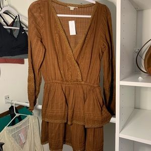 Brown American eagle dress NWT